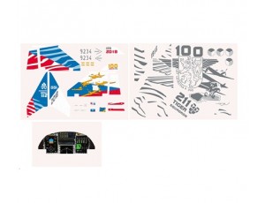 Freewing JAS-39 Gripen 80mm EDF Jet Decal Set